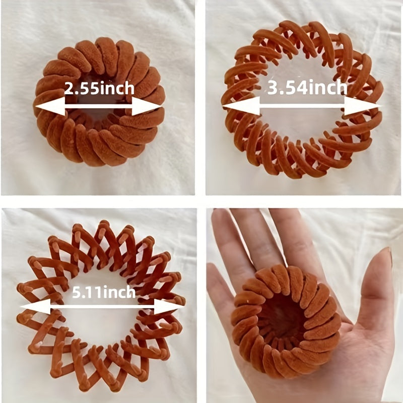 Magic Bird Nest Hair Ties Hair Scrunchies Hair Styling Tools Velvet Hair Clip