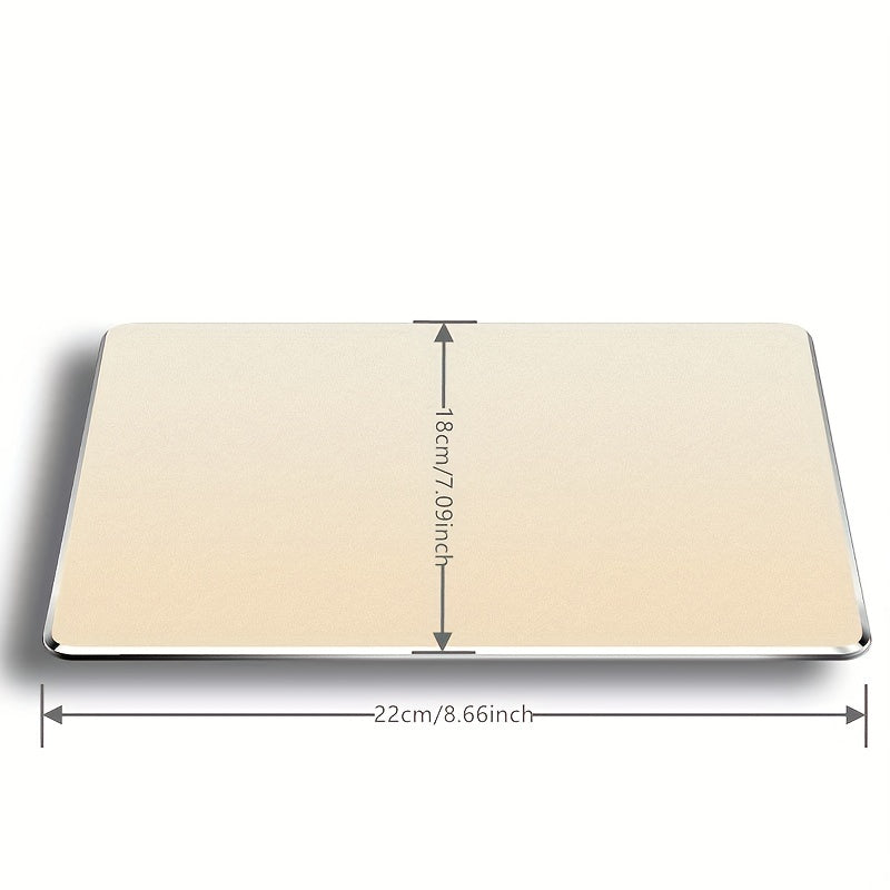 180mm Aluminum Metal Mouse Pad - Smooth Matte Non Slip Waterproof