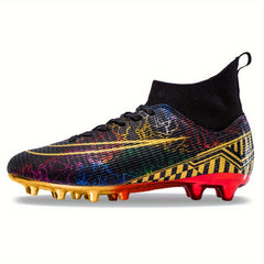 High Top Non Slip AG Football Cleat for Boys