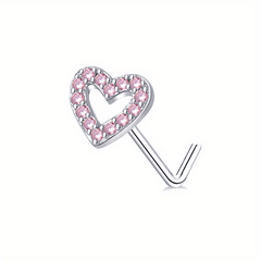 Stainless Steel Nose Ring Stud Flower Snowflake Butterfly Nose Piercing