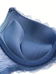 Lace Push Up Bra Comfy & Breathable Intimates Women's Lingerie
