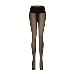 Sheer Mesh High Waist Pantyhose