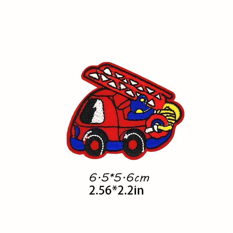 16pcs Car Embroidered Patches For Men Sew On Repair Patch DIY Crafts Projects