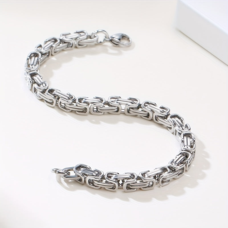 Men's Stainless Steel Chain Bracelet