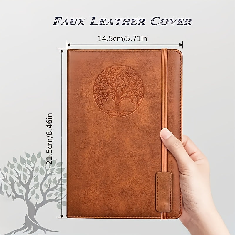 Personalized A5 Journal with Tree Cover & Pen