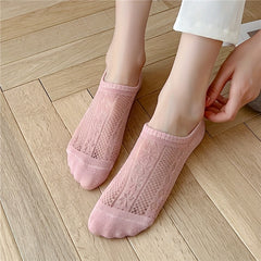 6 Pairs Maple Leaf Low Cut Ankle Socks Women's St