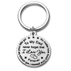 Dad Keychain From Daughter Son Unique Gift For Men On Birthday