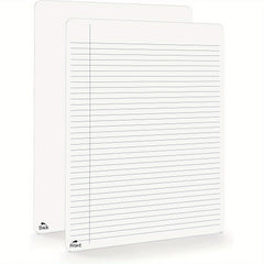 AMIBOX Dry Erase Notebook College Ruled Lined Board - Homeschool & Classroom Sup