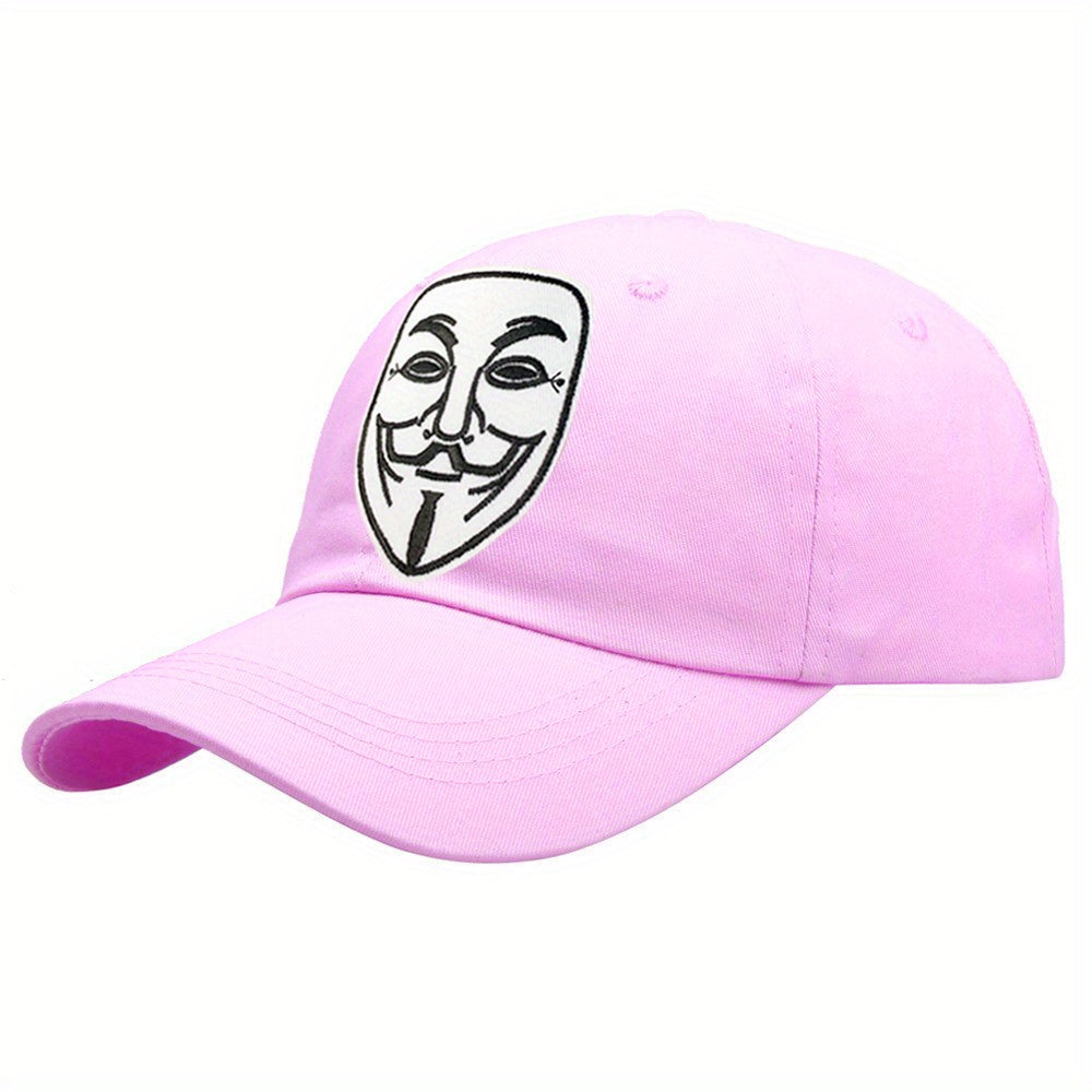Cartoon Character Face Embroidered Baseball Cap