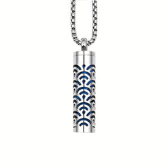 Aromatherapy Diffuser Necklace Stainless Steel Box Style