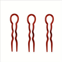 3pcs Vintage U-shaped Hairpins Hair Styling Accessories
