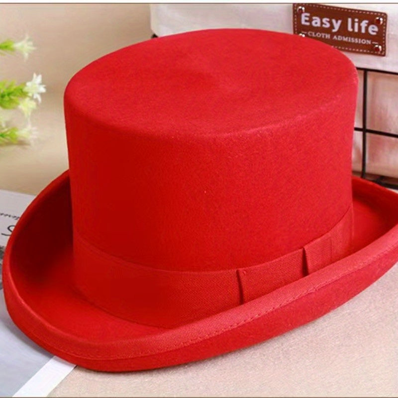 Men's Wool Bowler Hat for Meeting - 56 22.04 22.83inch
