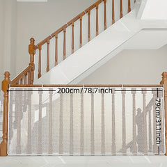 2m Thick Staircase Protective Net Safety Rope Net Balcony