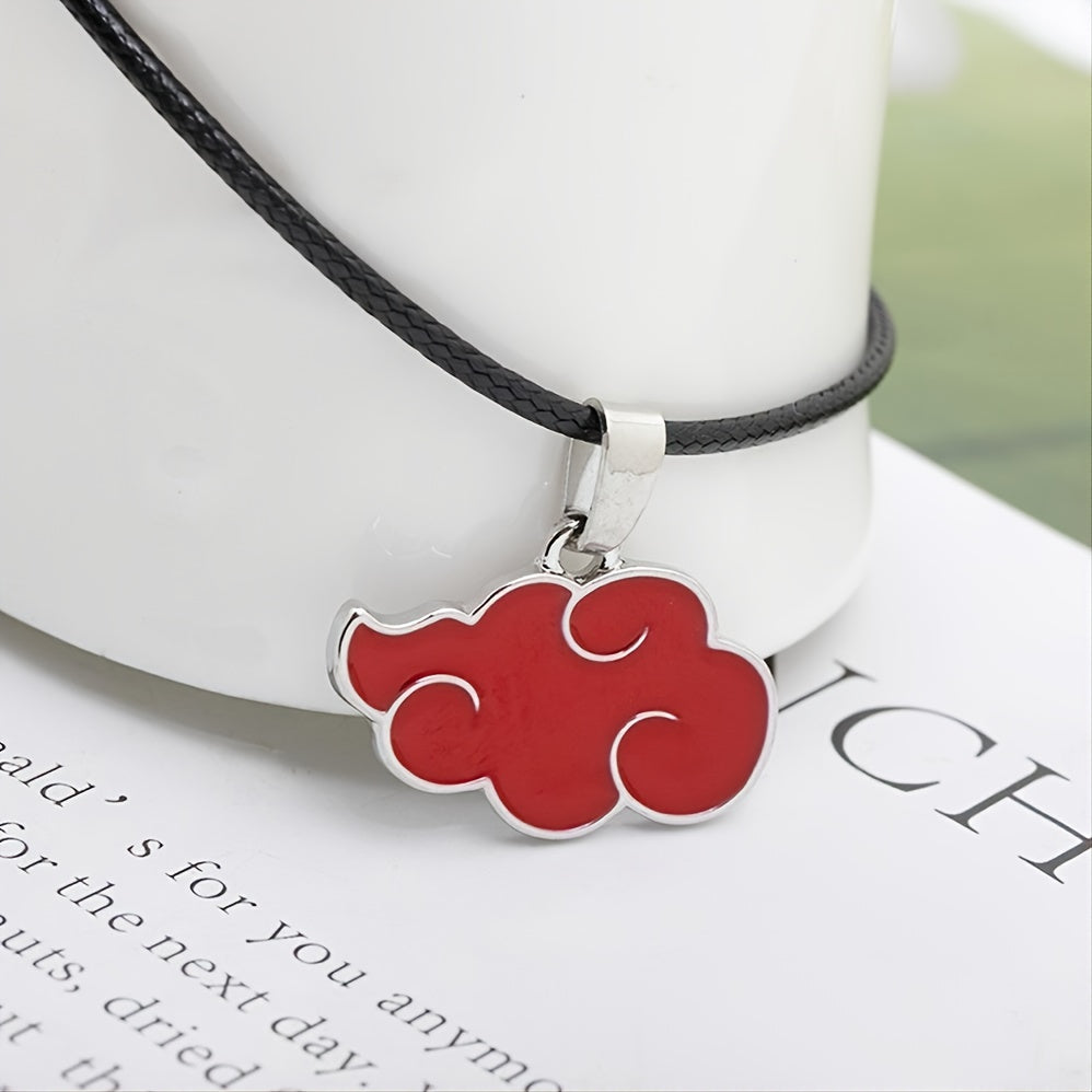 Red Cloud Pendant Men's Drop Oil Charm Necklace