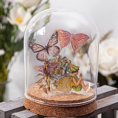 45pcs Flower Fairy Series Retro Art Journal Stickers Box