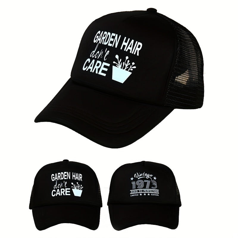 Adjustable Baseball Flat Bill Cap Vintage Style for Sport Travel Summer