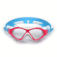 Kids Silicone Diving Goggles UV Protection Anti Fog Leakproof