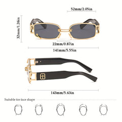 Men's Square Frame Sunglasses UV Protection for Outdoor Sports