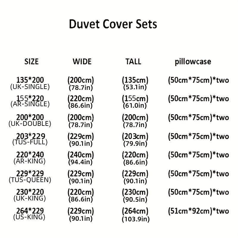 Starry Sky Duvet Cover Set Soft Comfortable Breathable Bedding Set