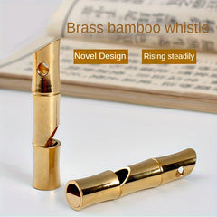 Vintage Bamboo Joint Coach Whistle
