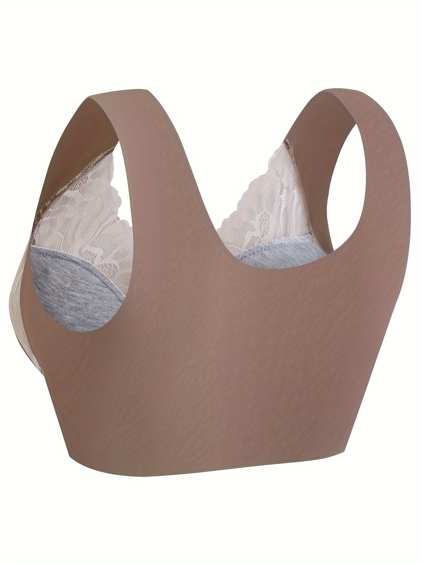 Floral Lace Wireless Bra Stretchy Intimates Lingerie