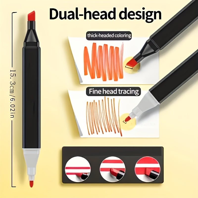 Double Headed Alcohol Marker Set for Artists