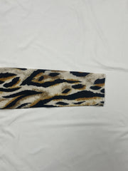 Women's Plus Leopard Print V-Neck Blouse