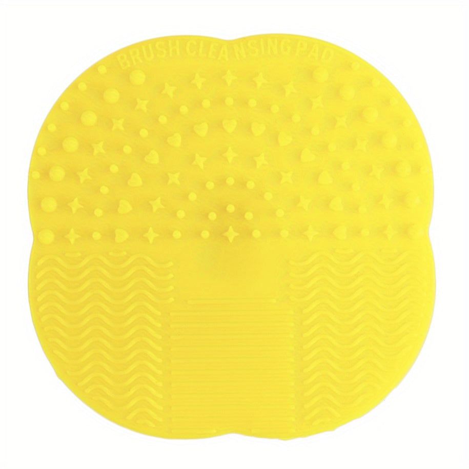 Flower-Shaped Makeup Brush Cleaning Pad
