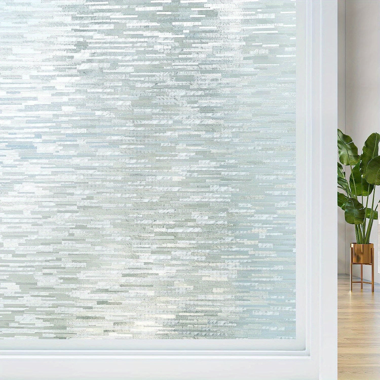 Privacy Window Film Frosted Glass Sticker Static Anti UV Window Cling