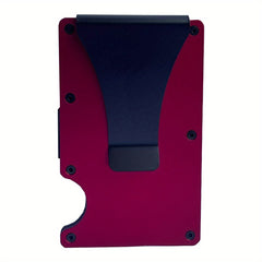 RFID Aluminum Money Clip Wallet Slim Metal Card Holder Front Pocket Wallet