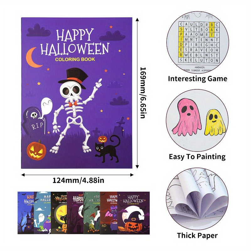 Halloween Coloring Book for Kids Spooky Castle & Pumpkin