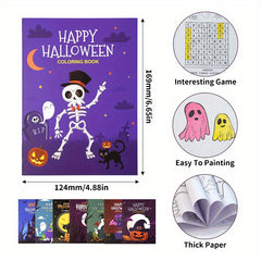 Halloween Coloring Book for Kids Spooky Castle & Pumpkin