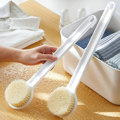 Long Handle Shower Brush with Exfoliating Scrubber for Body and Back Massage