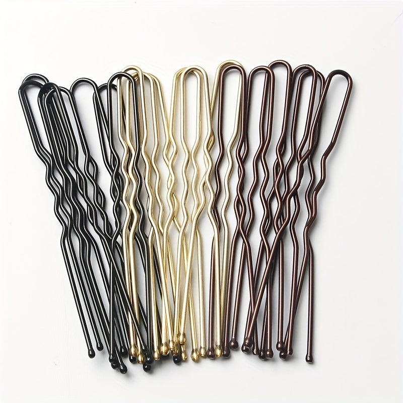 U-shaped Hairpin Metal Hair Pin Side Hairpin Hair Styling Accessories