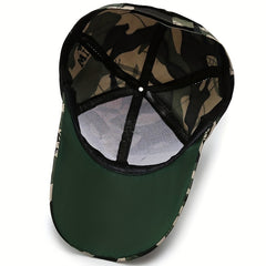 Camouflage Baseball Cap for Fishing and Outdoor Activities