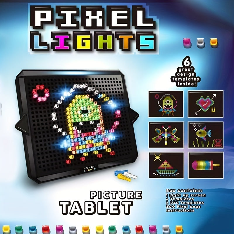 DIY Light Bead Puzzle Painting Toy Christmas Gift