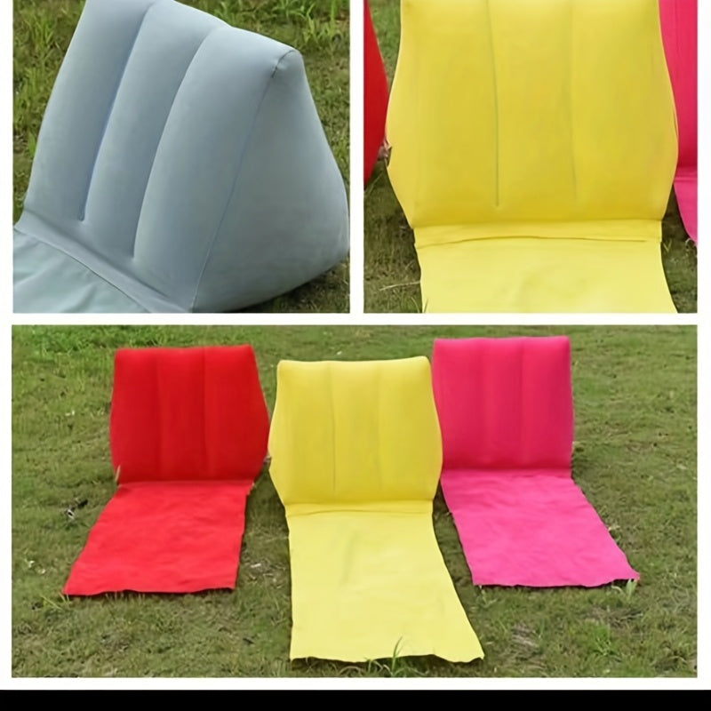 Inflatable Triangle Cushion for Outdoor Relaxation