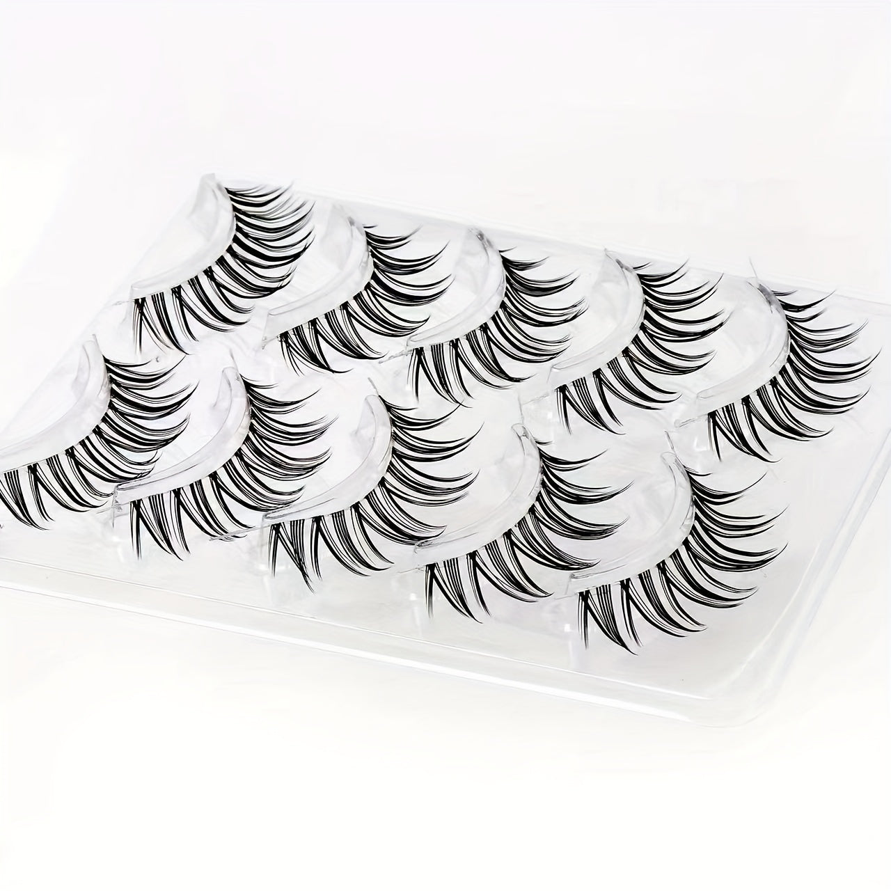 Anime Cosplay False Eyelashes 3D Wispy Japanese Style Manga Lashes