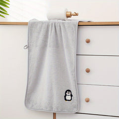 4pcs Soft & Absorbent Microfiber Hand Towels - Thickened Bathroom Face Towels