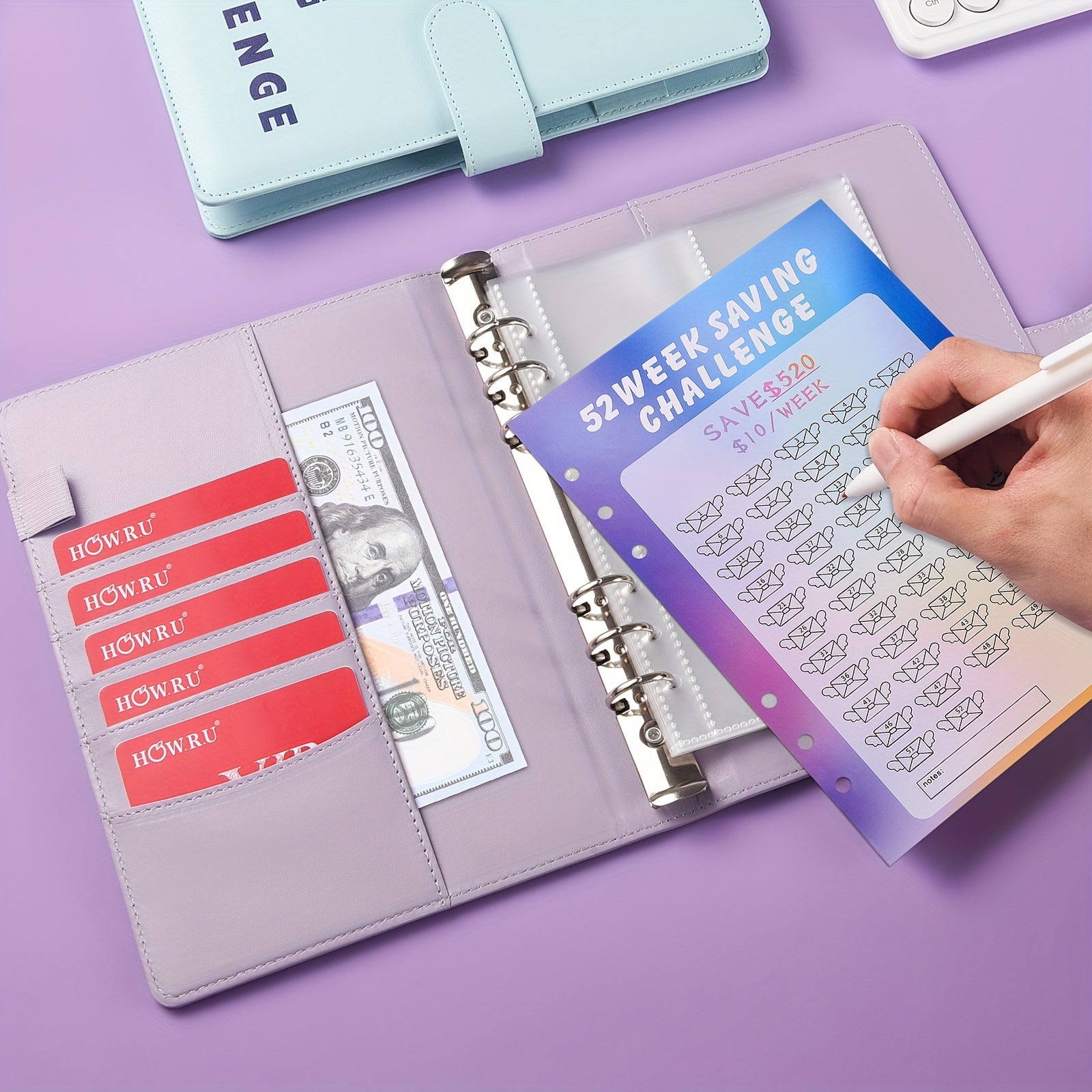 52 Week Money Saving Challenge Binder Budget Binder