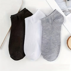 14 Pairs Women's Low Cut Ankle Socks Soft & Lightweight Solid Stockings