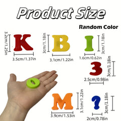 Kizh Magnetic Alphabet & Number Set Colorful Fridge Magnets