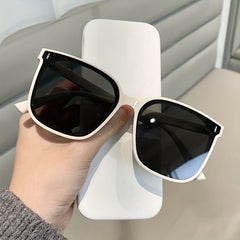 Girl's Oversized Sunglasses Plus Size Square UV Protection