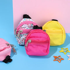 1:6 BJD Doll Mini School Bag Backpack Doll House Decoration Toy Accessories