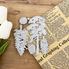 1pc Pine Trees Pattern Metal Cutting Dies Stencils For DIY Scrapbooking
