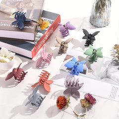 Butterfly Hair Claw Solid Banana Clip Non Slip Hair Styling Accessory