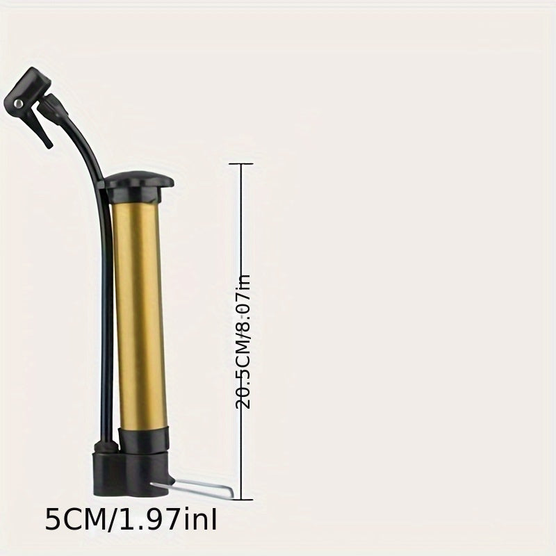 Portable Basketball Pump with Storage Net Bag and Air Needle