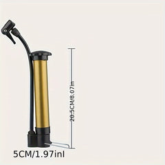 Portable Basketball Pump with Storage Net Bag and Air Needle