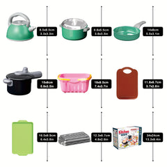 Cooking Kitchen Toy Set for Boys and Girls - Back to School Gift
