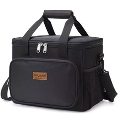 15L Insulated Lunch Bag Soft Cooler Tote Oxford Fabric Manual Functionality